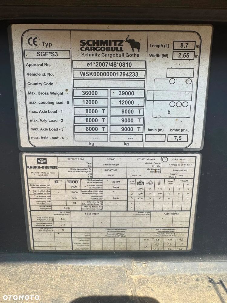 Schmitz Cargobull kipper 24m3 - 5