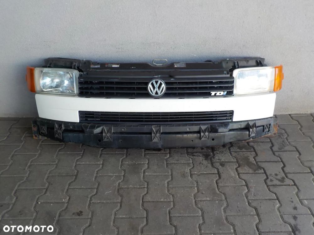 VW T4 96- PRZÓD GRILL WZMOCNIENIE PAS PRZEDNI BIAŁY - 1
