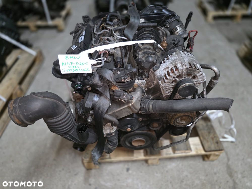 BMW N47D20C  2.0 diesel silnik z pełnym osprzętem kompletny gotowy do montażu - 3