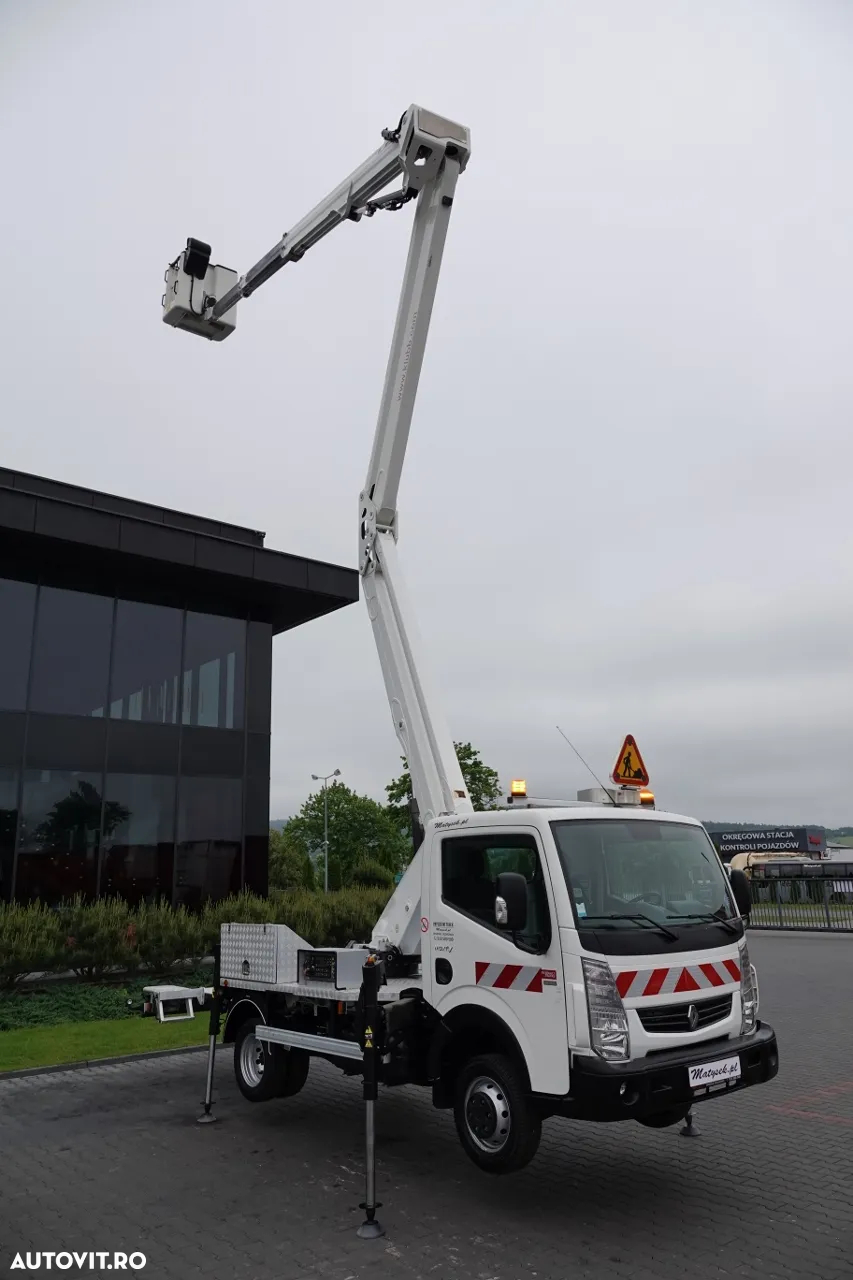 Renault MAXITY 130,35 / 20 METRI LIFT / KLUBB VAT-66-NLX COS / COS 2 PERSOANE - 250 KG / DUPA CONTRACTUL DE SERVICE - 2