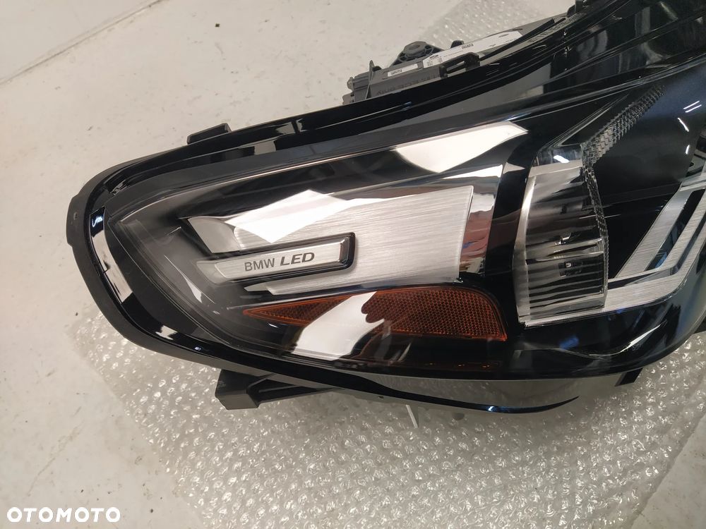 BMW X1 U11 REFLEKTOR LAMPA PRZÓD PRZEDNIA PRAWA FULL LED PRZETWORNICA KOMPLETNA USA CIEMNY ŚRODEK ORYGINAŁ NOWY - 4
