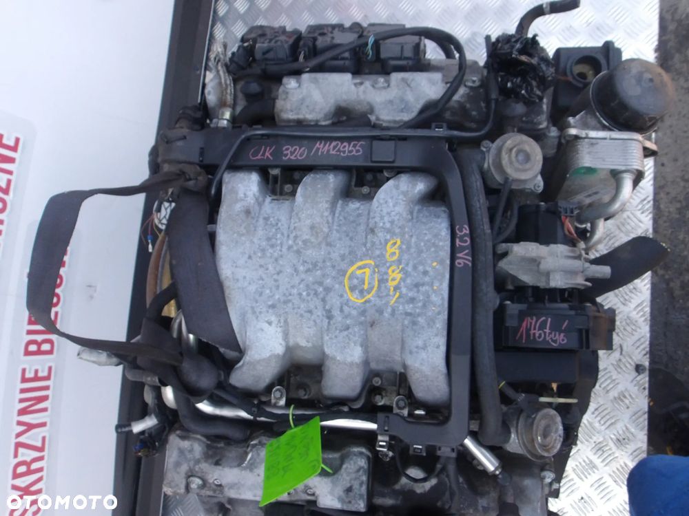 SILNIK KOMPLETNY MERCEDES CLK320 3.2 V6 218KM 112.955 176 TYS - 2