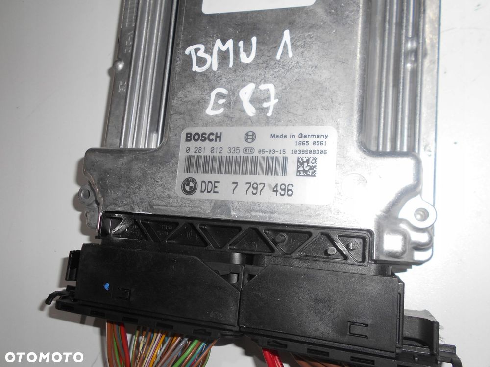 bmw e87 1.8d komputer sterownik 0281012335 - 2