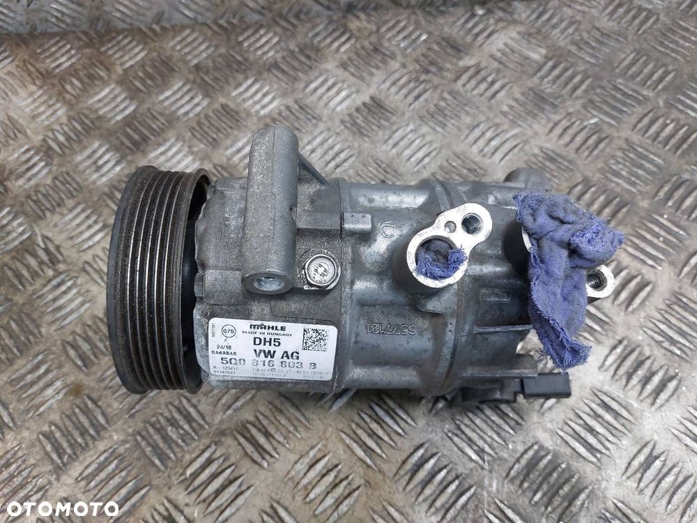 SPRĘŻARKA KOMPRESOR KLIMATYZACJI SKODA OCTAVIA III 2.0 TDI 5Q0816803B - 3