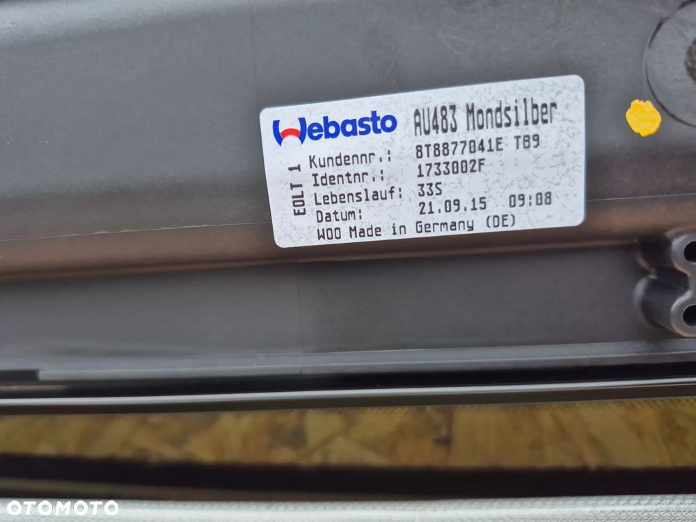 Audi A5 8T 8F SZYBERDACH KOMPLETNY 8T8877041E - 7