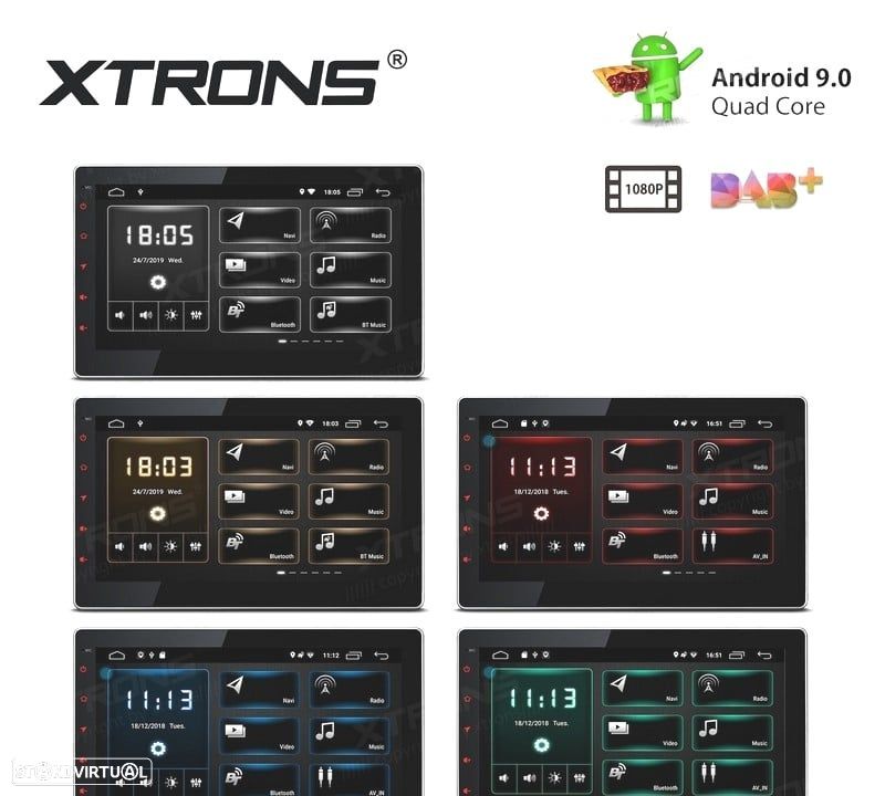 AUTO RADIO GPS UNIVERSAL 2 DIN ECRA TACTIL 10.1" C - 8