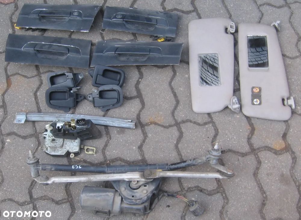 klamka słonecznik zamek drzwi silnik wycieraczek BMW E36 - 1