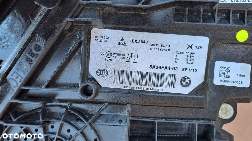 BMW G30 G31 Led Lift LCI PRAWA LAMPA 5a26fa4-02 UŻYWANA - 5