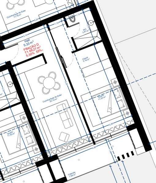 Apartamento T1 RC centro da cidade - Grande imagem: 2/4