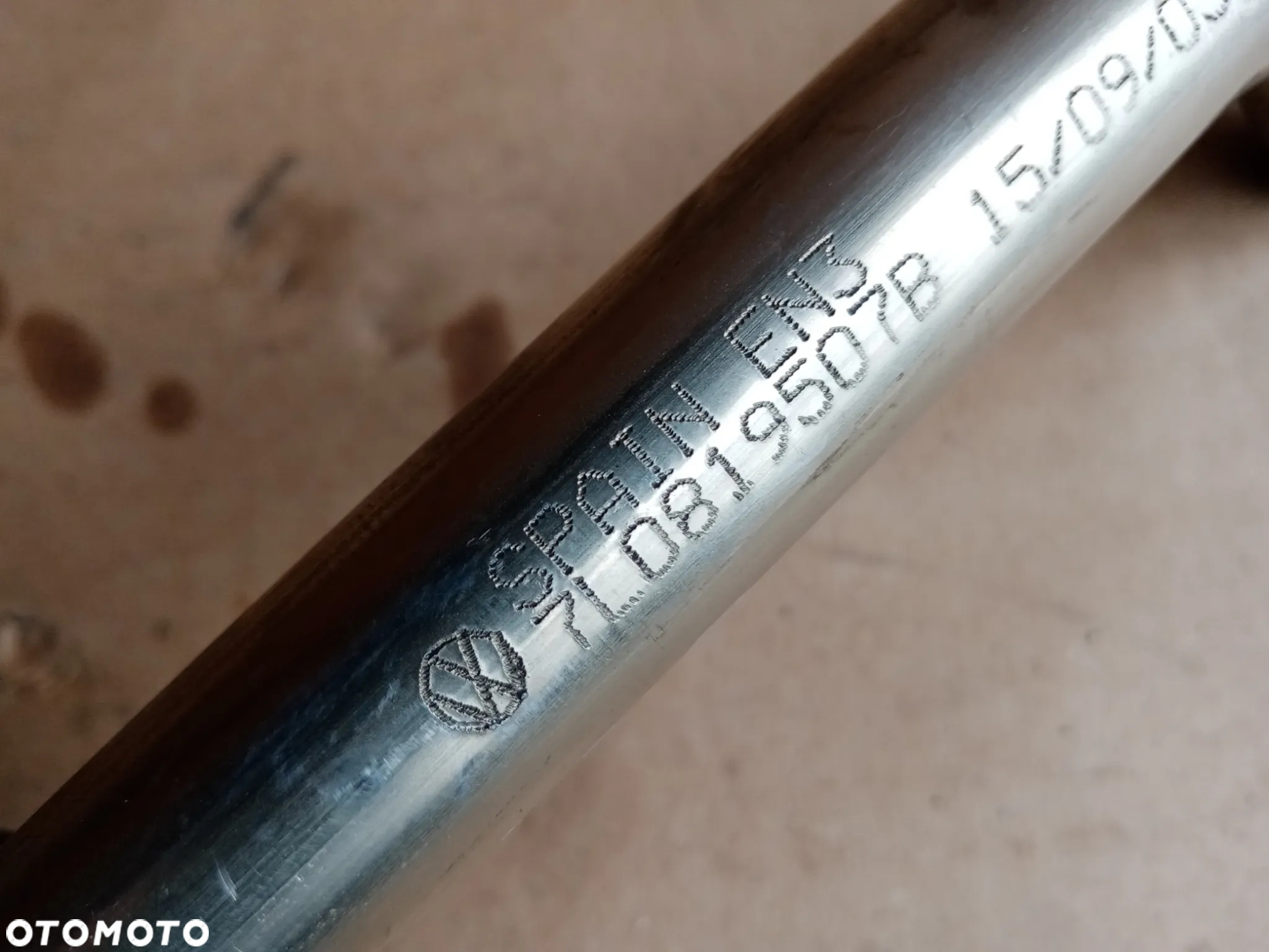 Tłumik wydech Webasto ogrzewania postojowego VW Touareg 3.0 TDI 7L0819507B - 4
