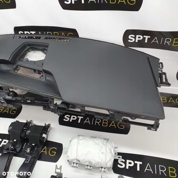 MAZDA 3 DESKA ROZDZIELCZA KONSOLA KOKPIT PULPIT PODUSZKI AIRBAG AIR BAG PASY KIT SET - 4