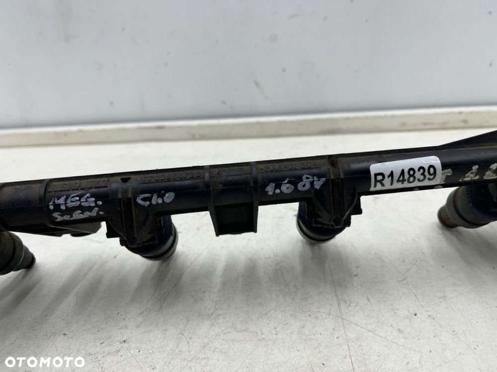 Listwa wtryskowa Renault Scenic I Clio II Megane I 1.6b 8v benzyna 96-03r. wtryski 7700864726 - 6