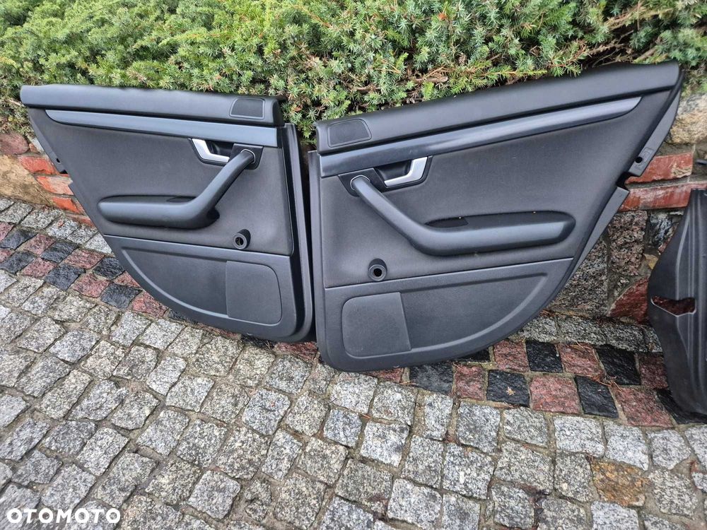 audi a4 b6 b7 kombi sedan tapicerki boczki drzwi  komplet - 5
