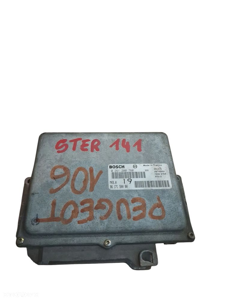 Sterownik KOMPUTER SILNIKA ECU PEUGEOT CITROEN 9617150080 - 1