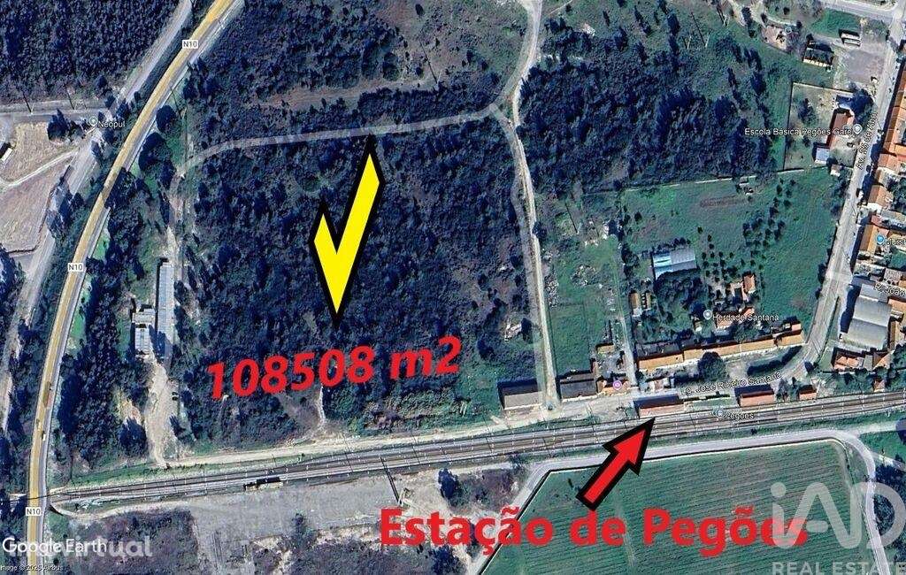 Terreno em Pegões de 108508,00 m2 - Grande imagem: 2/11