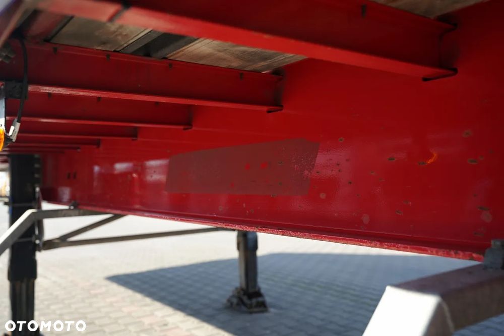 Fruehauf FIRANKA / STANDARD / MOCNA PODŁOGA SZYNA DESKA / 385/55 r22,5 / OŚ PODNOSZONA / SAF - 29