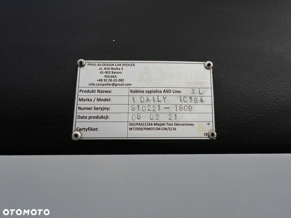 Iveco DAILY  35S18 PLANDEKA 10 PALET WEBASTO TEMPOMAT KLIMATYZACJA  180KM - 22