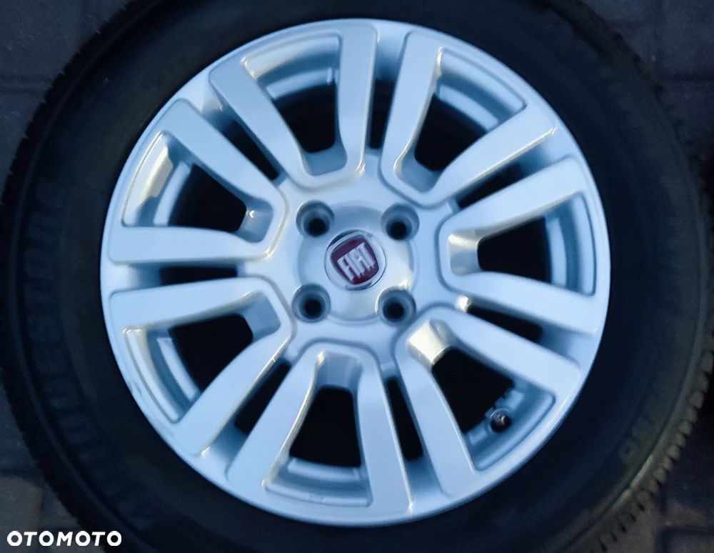 Koła Felgi Aluminiowe Oryg. Fiat Grande Punto 15 Cali 4x100 Et43 Bridgestone 185/65/15 2018r 5,8-7,0mm Bdb !! Starogard Gdański - 2