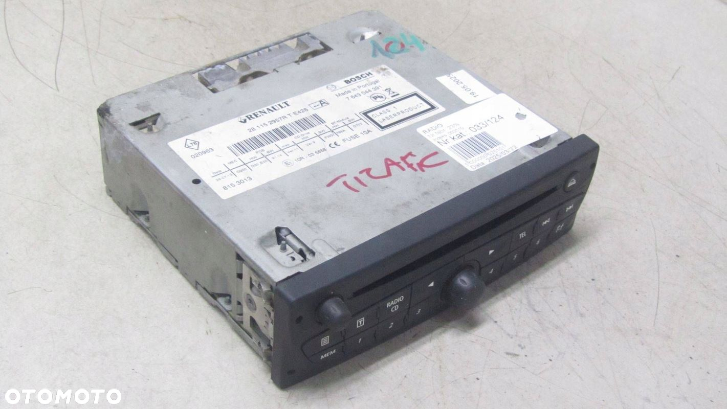 TRAFIC VIVRO III RADIO NAWIGACJA 281152957R 14- - 7