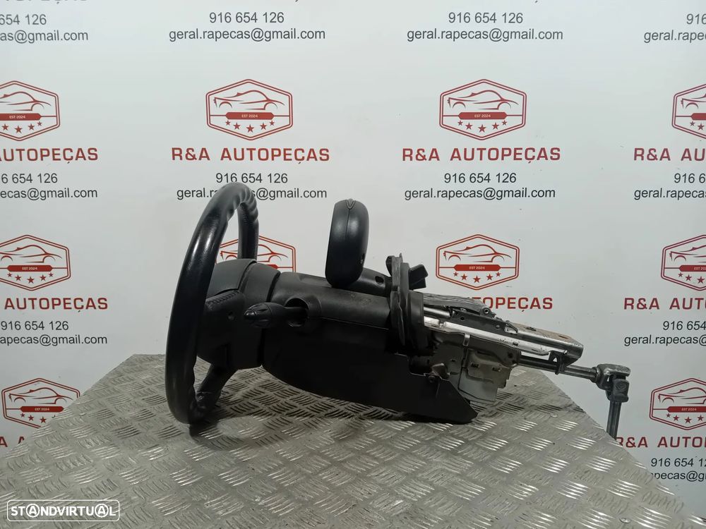 Volante com Airbag Mini Cooper R56 De 3 braços em Pele - 11