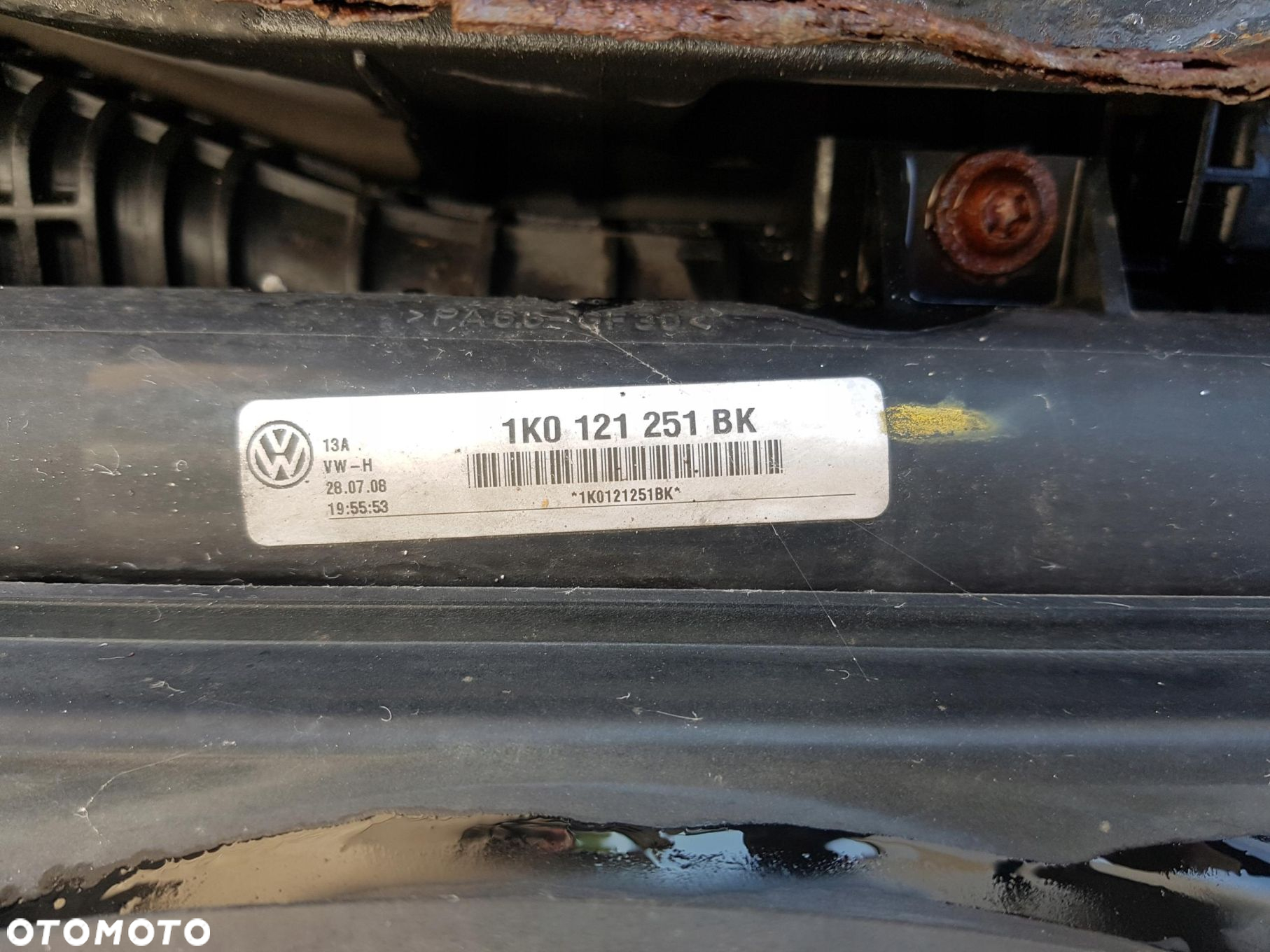 AUDI A3 8P 03-07r 2.0 TFSI PAS PRZEDNI CHŁODNICE WENTYLATORY - 10