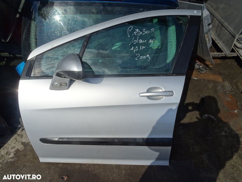Vand Usa Fata Stanga Peugeot 308 din 2009 fara rugina fara lovituri - 2