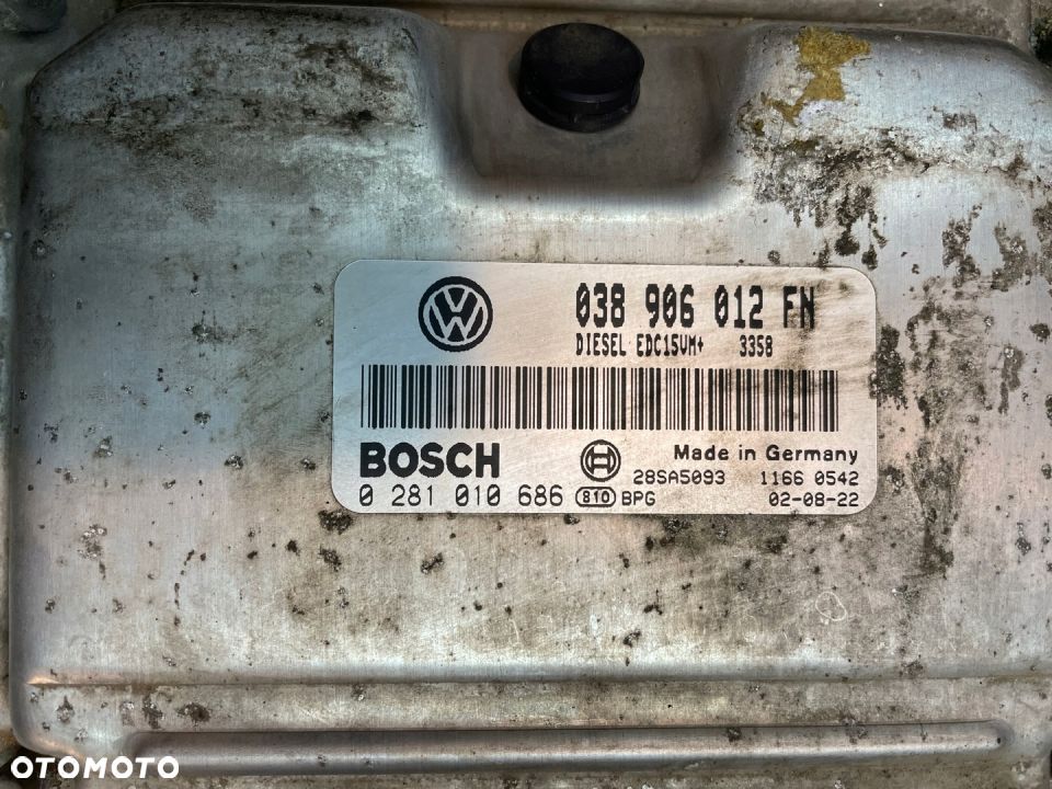 STEROWNIK SILNIKA SEAT LE 1.9 TDI 90KM 038906012FN - 2