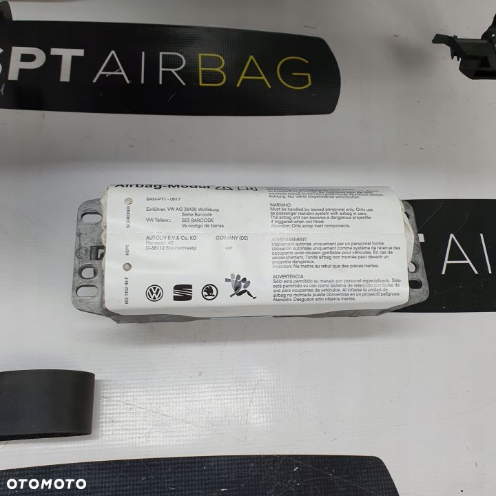 SKODA OCTAVIA 2 II VRS DESKA ROZDZIELCZA KONSOLA KOKPIT PULPIT PODUSZKI AIRBAG AIR BAG PASY KIT SET - 8