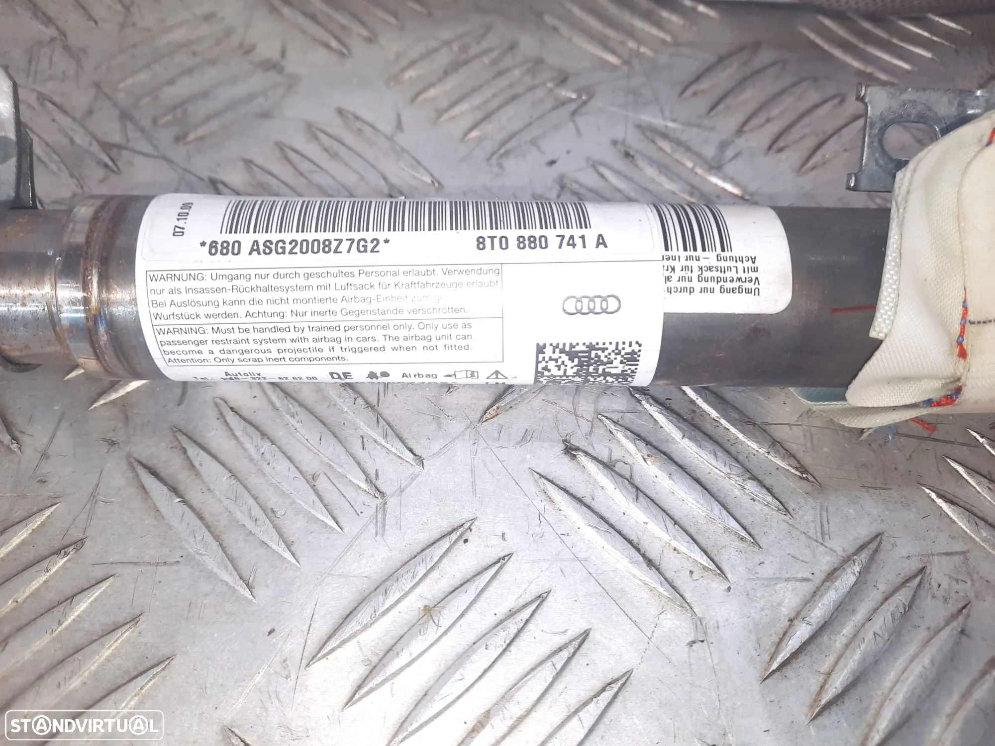 CORTINA CORTINAS AIRBAG AIRBAGS AUDI A5 8T - 3