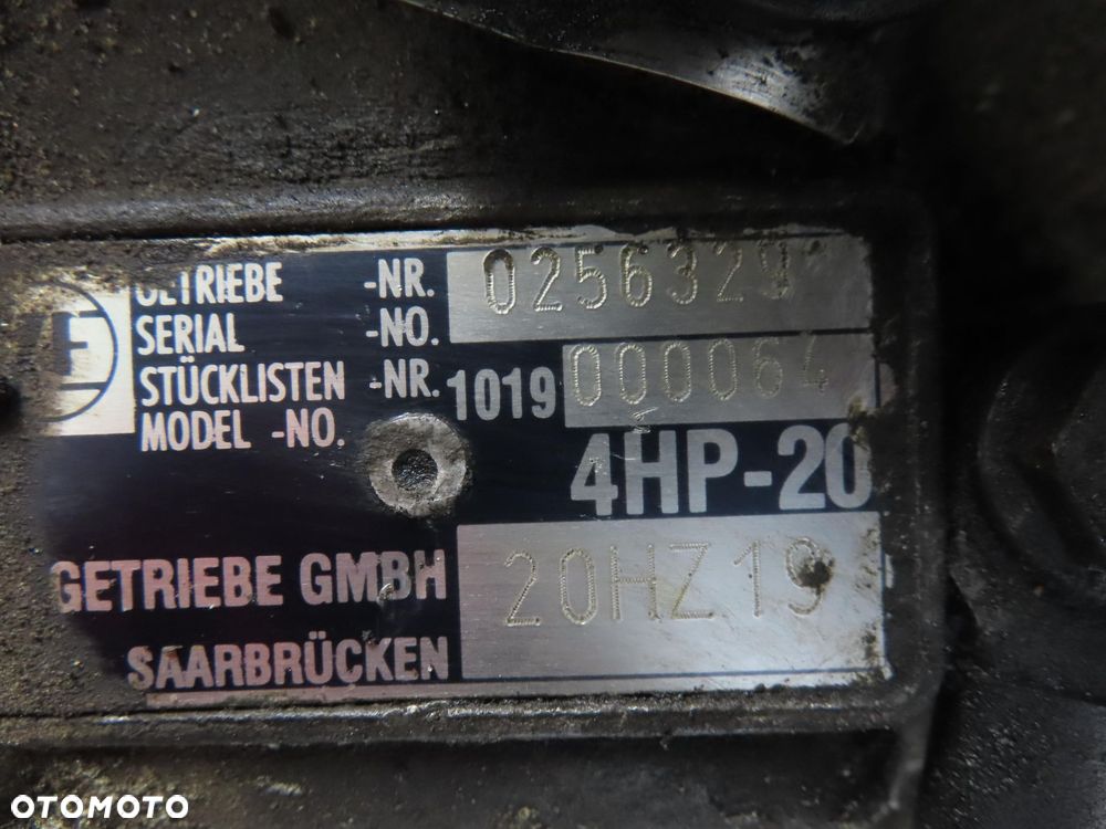 SKRZYNIA BIEGÓW AUTOMATYCZNA PEUGEOT 607 2.2 HDI 20HZ19 4HP20 - 6
