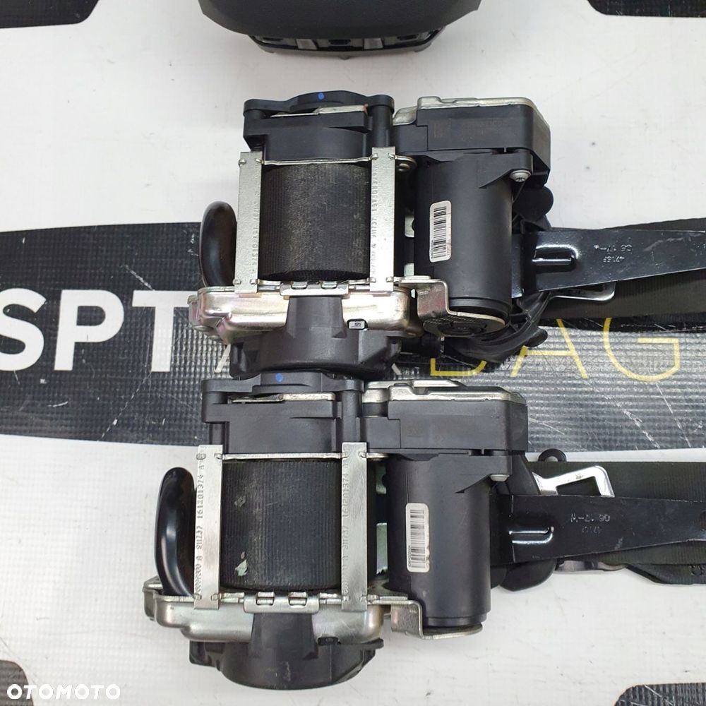 AUDI Q7 4M DESKA ROZDZIELCZA KONSOLA KOKPIT PULPIT PODUSZKI AIRBAG AIR BAG PASY KIT SET - 7