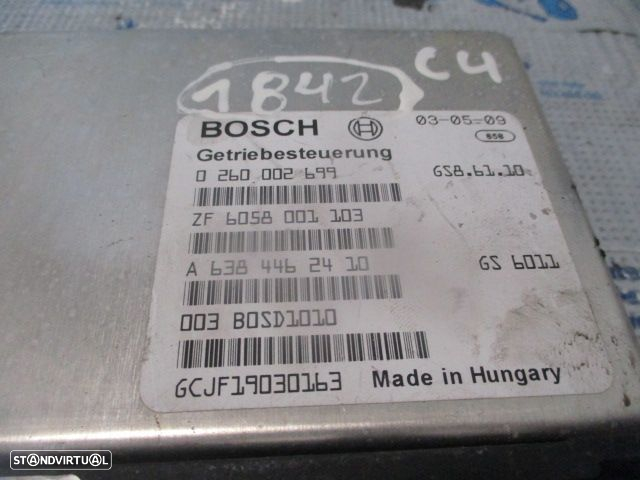Centralina 0260002699  A6384462410 MERCEDES VITO W638  FOURGON  2003 2.2CDI 110CV 4P AZUL BOSCH - 4