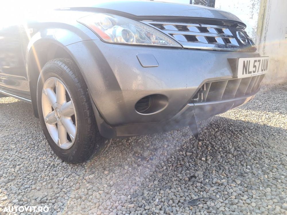 Bara fata Nissan Murano 2002 - 2007 GRI (1001) Benzina model cu spalatoare far - 2