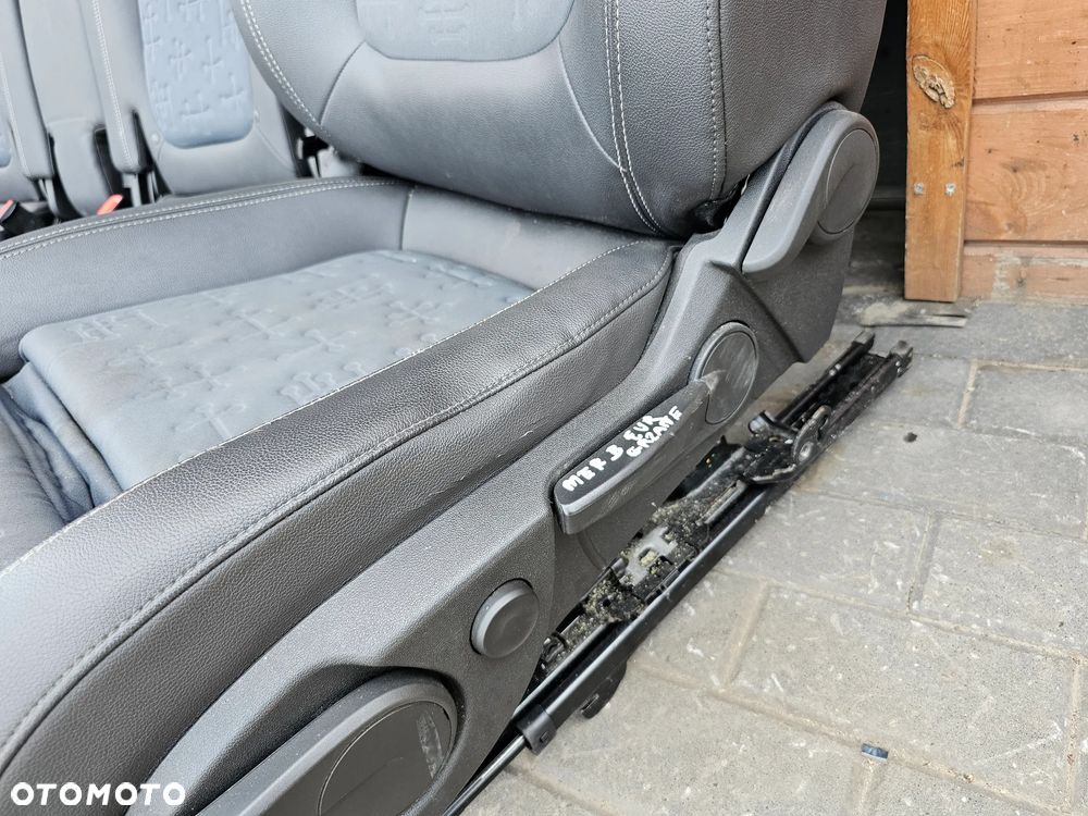 FOTELE PRZÓD TYŁ PODUDZIA PÓŁSKÓRA OPEL MERIVA B EUROPA PODGRZEWANE - 5