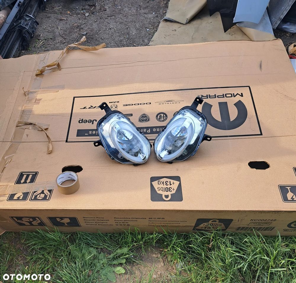 światło do jazdy dziennej prawe lewe Fiat 500 lift 52007766 52007767 Halogen lewy prawy Fiat 500 Lift światła do jazdy dziennej - 1