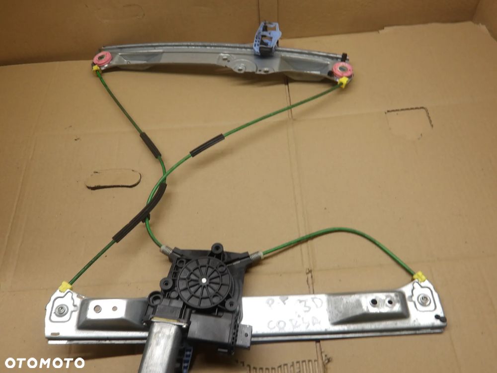 OPEL CORSA D 3D 06-10 PODNOŚNIK SZYB PRAWY LEWY PRZÓD 541613212 - 2