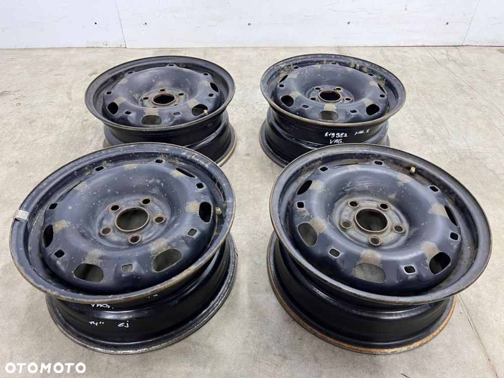 Felga VW Polo 4 IV 9n Ibiza III 6L Cordoba Fabia 99-08r. 6jx14 ET43 5x100 felgi stalowe 14 cali - 2