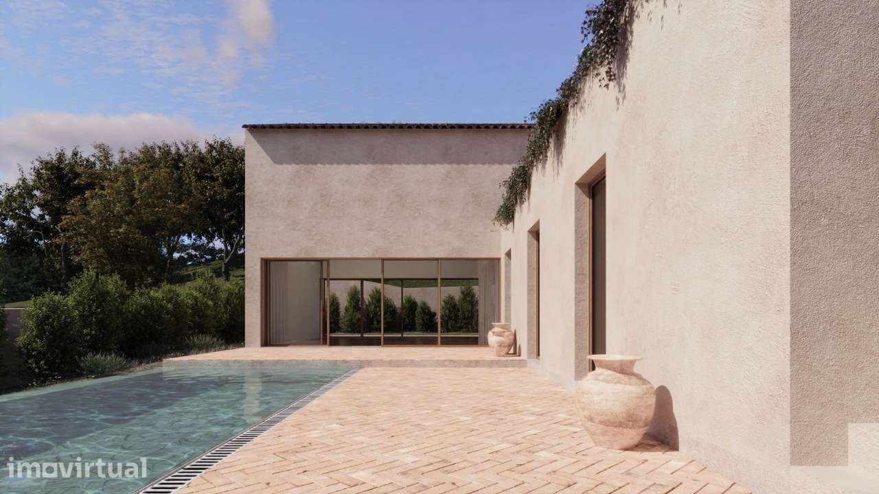 Lote 609m2 | Moradia T4 | Piscina e Terraço com vista Serra Arrábida - Grande imagem: 3/14