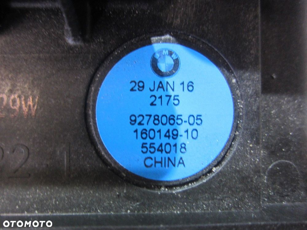 BMW X1 F48 F40 F45 F39 GŁOŚNIK NISKOTONOWY LEWY FOTELA 65139278065 9278065 - 6