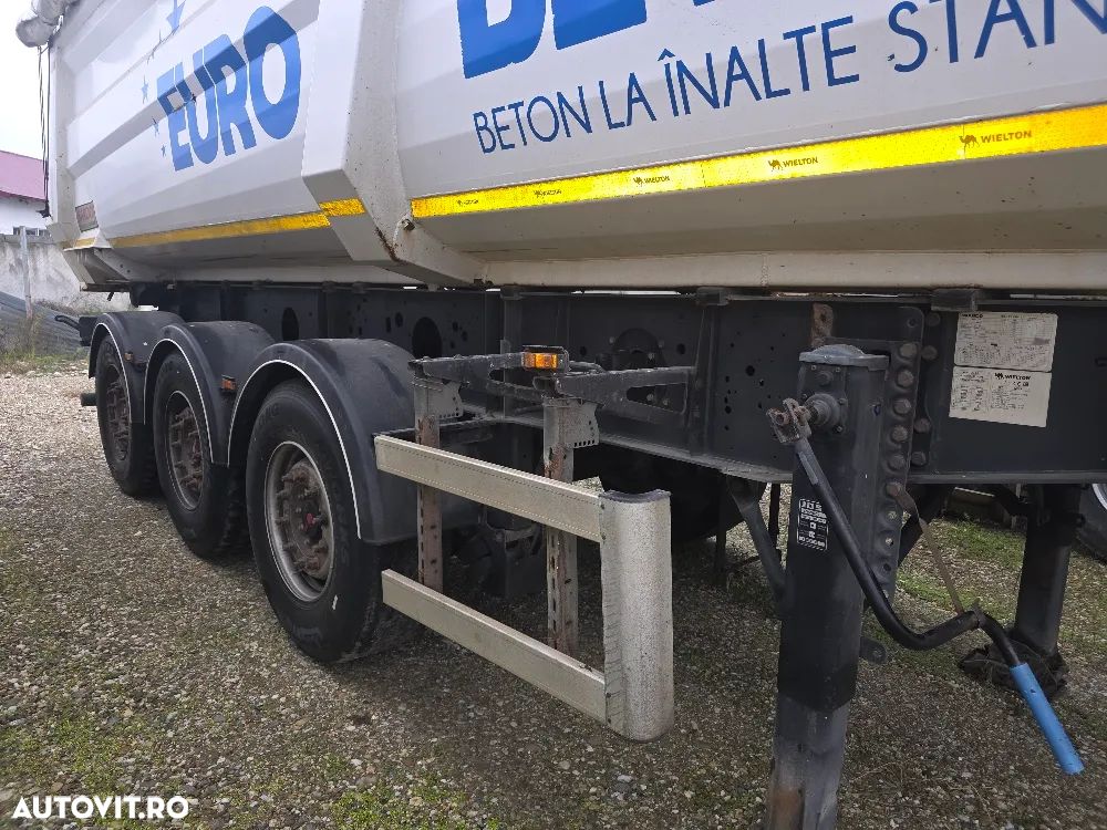 Wielton NW 3S, Otel hardox, transport agregate 28m3 - 8