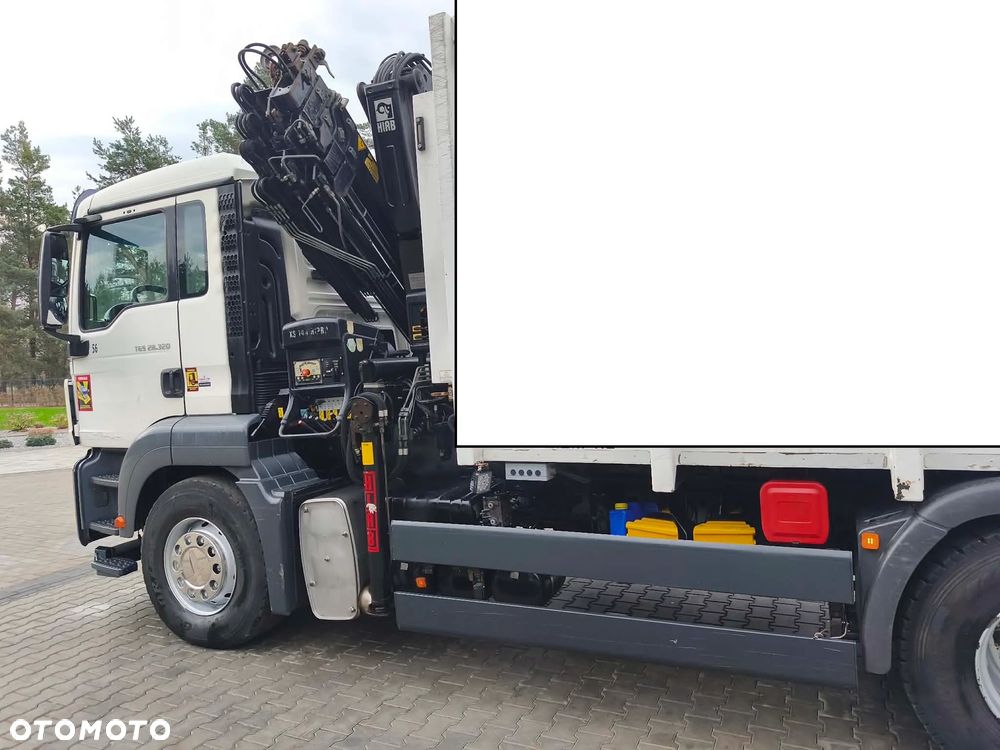 MAN TGS 28.320 hds hiab 144-4 2013 rok oś skretna Mały Przebieg - 32