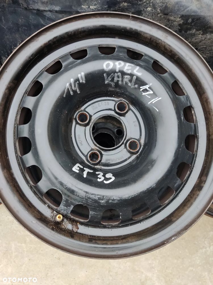 Felgi stalowe Opel Karl Corsa 14 cali 51/2J14h2 ET39 4x100 - 1