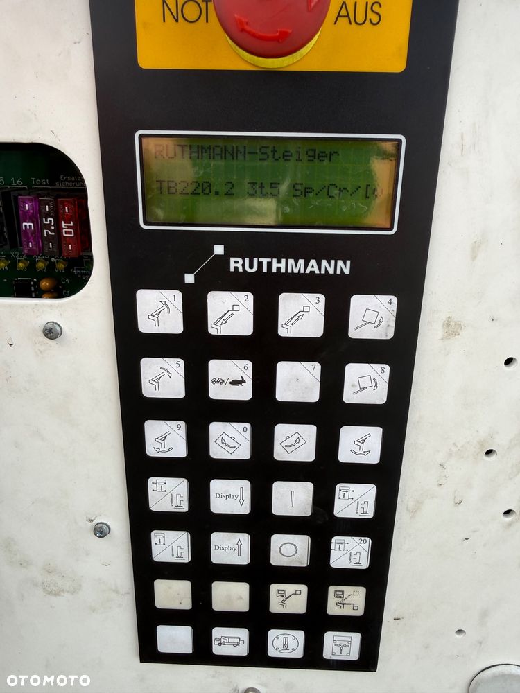 Mercedes-Benz Podnośnik Koszowy Zwyżka Ruthmann TB220 22 metry 14 w Bok Udt jak Wumag Multitel Gsr - 32