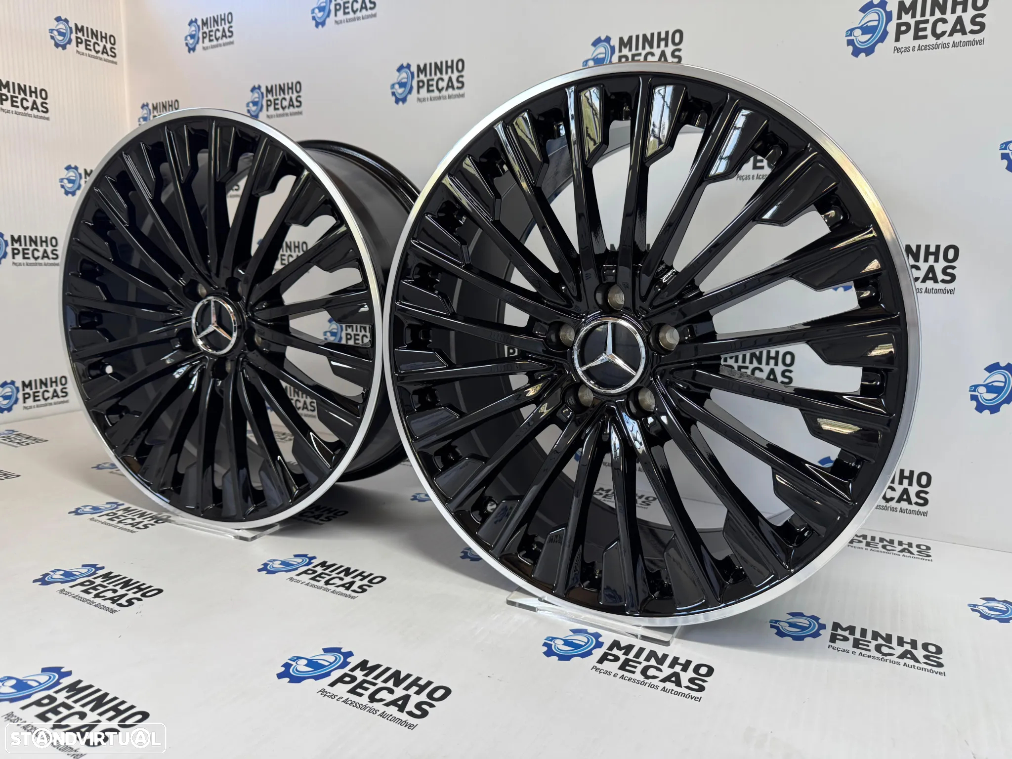 Jantes Look Mercedes New Turbine em 19 Preto Brilho - 3