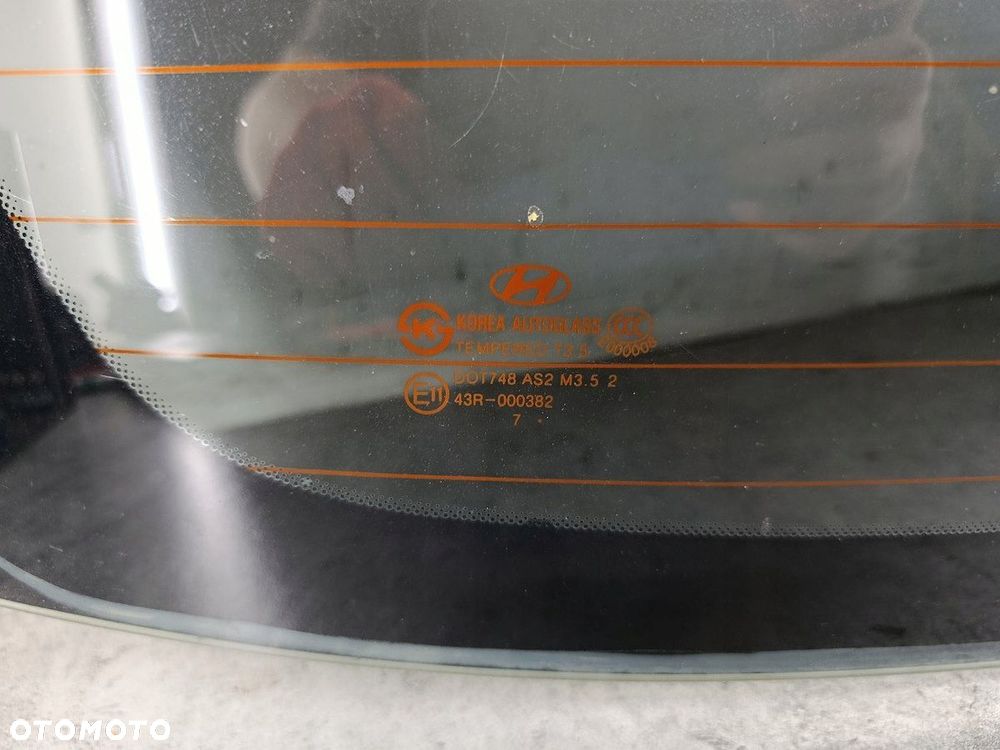 SZYBA KLAPY BAGAZNIKA HYUNDAI I30 I  HATCHBACK - 3