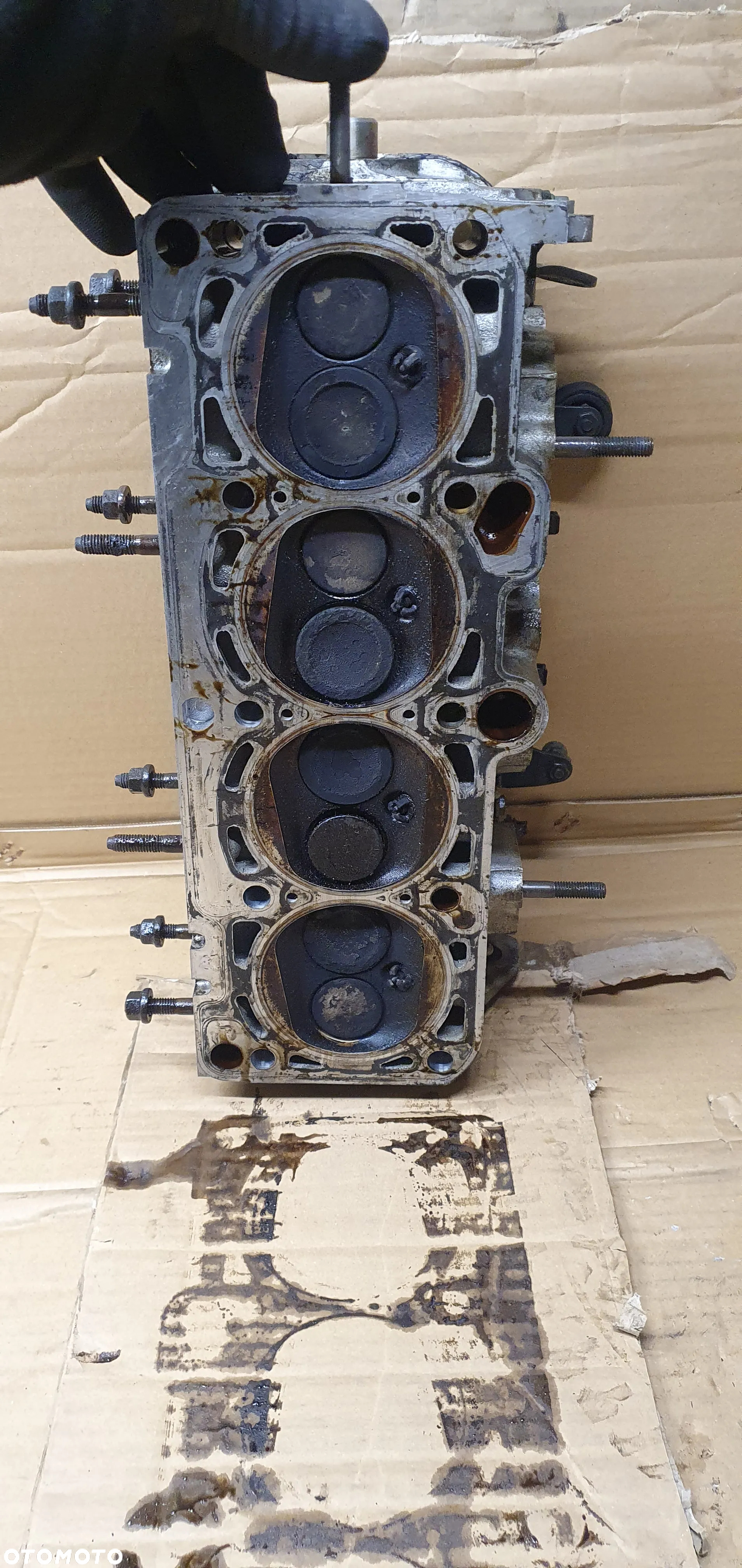 Głowica silnika kompletna wałek Audi A4 B6 1.6 06B103373T - 6
