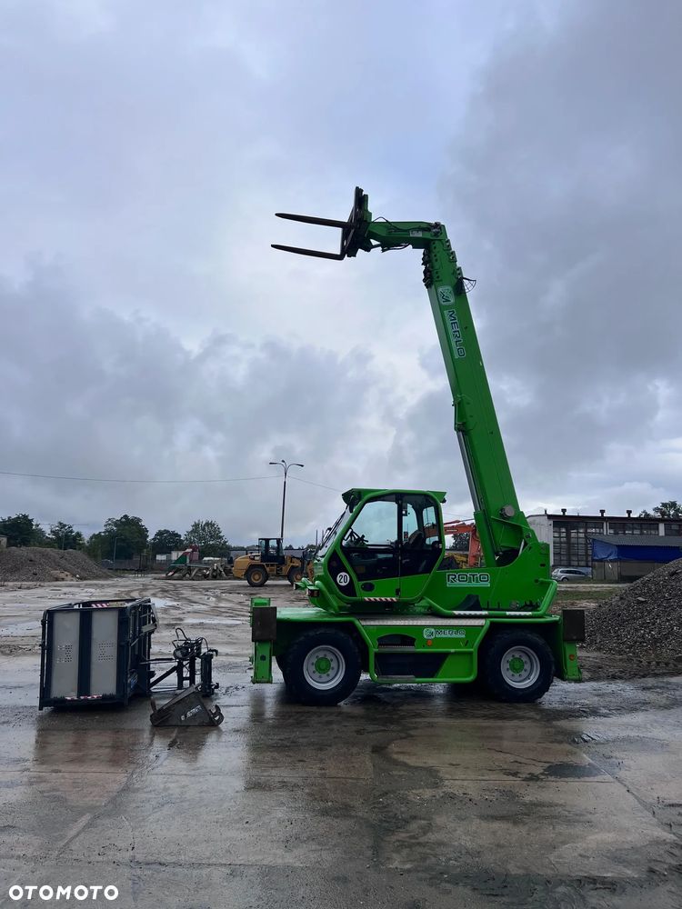 Merlo ROTO 40.18S 3500MTH CERTYFIKAT CE ZESTAW KOSZ WIDŁY PILOT DŹWIG - 32