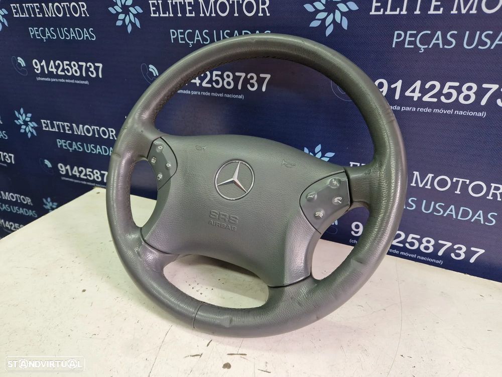 Volante usado pele com airbag MERCEDES 220 CDI W203 - 2