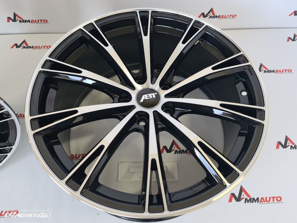 Jantes look Audi ABT Sport GR Preto Polido 19 - 5