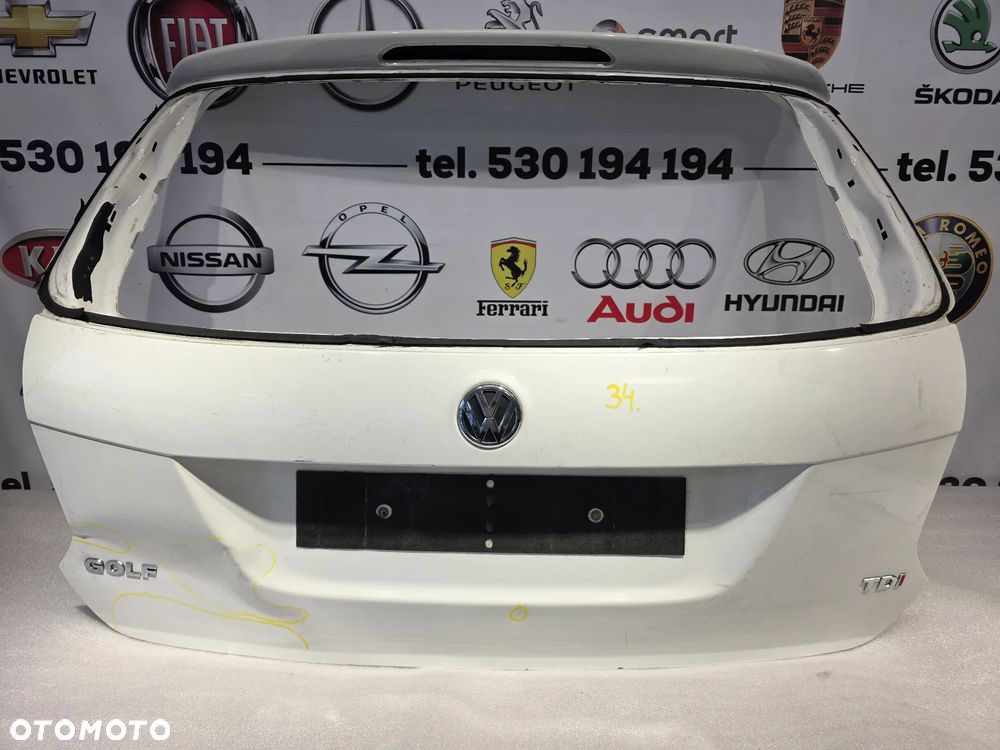 VW GOLF V 5 , VI 6 KOMBI 05-12 KLAPA TYLNA TYLNIA TYŁ BEZ RDZY , NR AUKCJI KL34 - 1